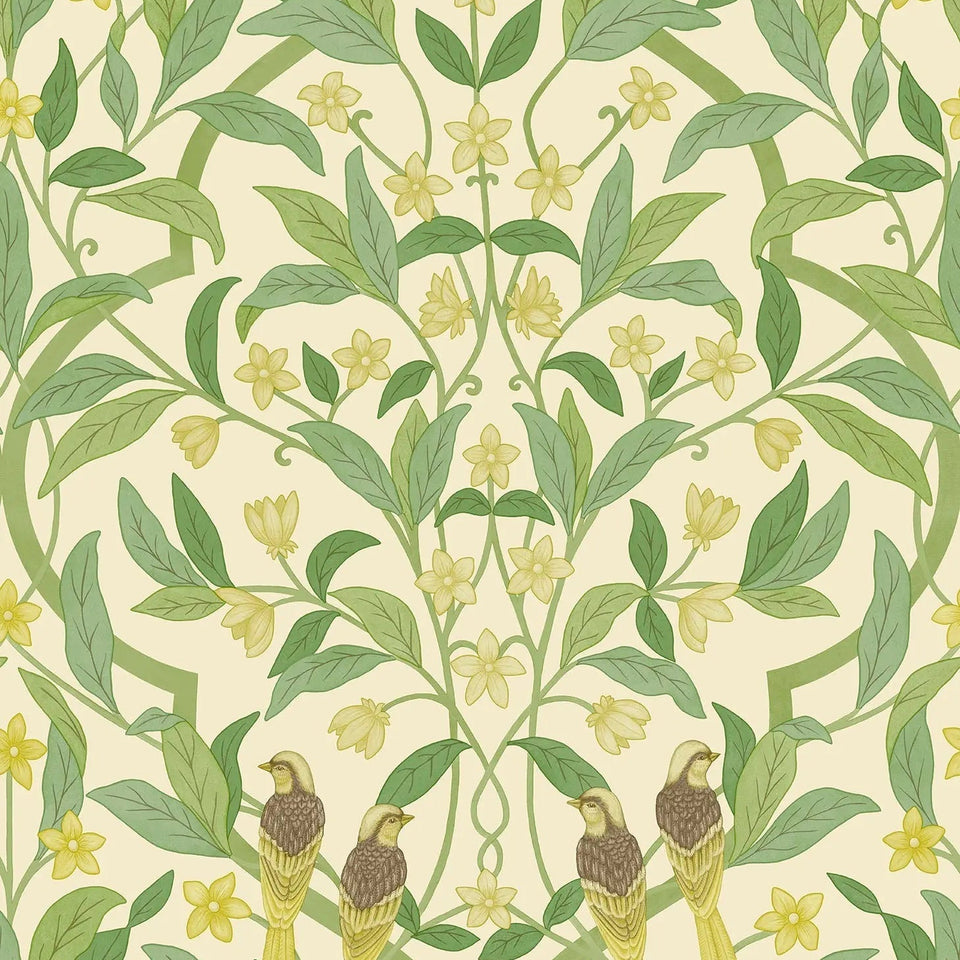 Cole & Son Jasmine & Serin Symphony wallpaper