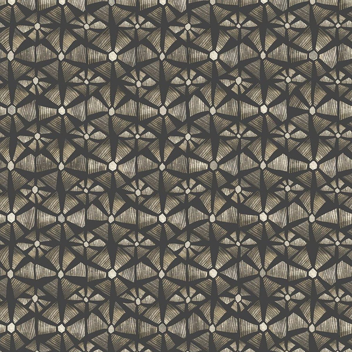 Kalahari wallpaper by Cole & Son — Stone & Charcoal