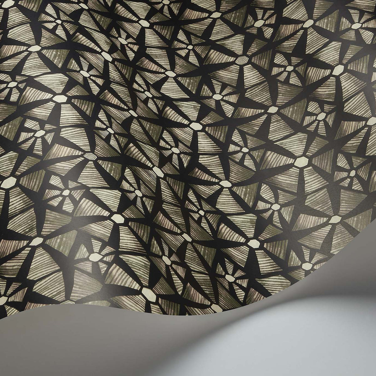 Kalahari wallpaper by Cole & Son — Stone & Charcoal