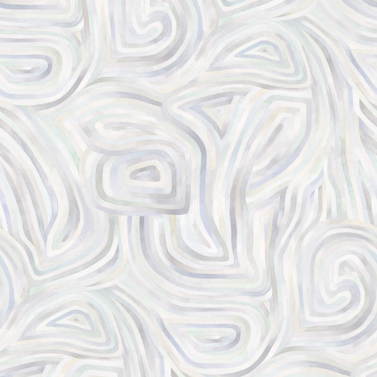 Kawakubo wallpaper by Cole & Son — Lavender & Soft Mint