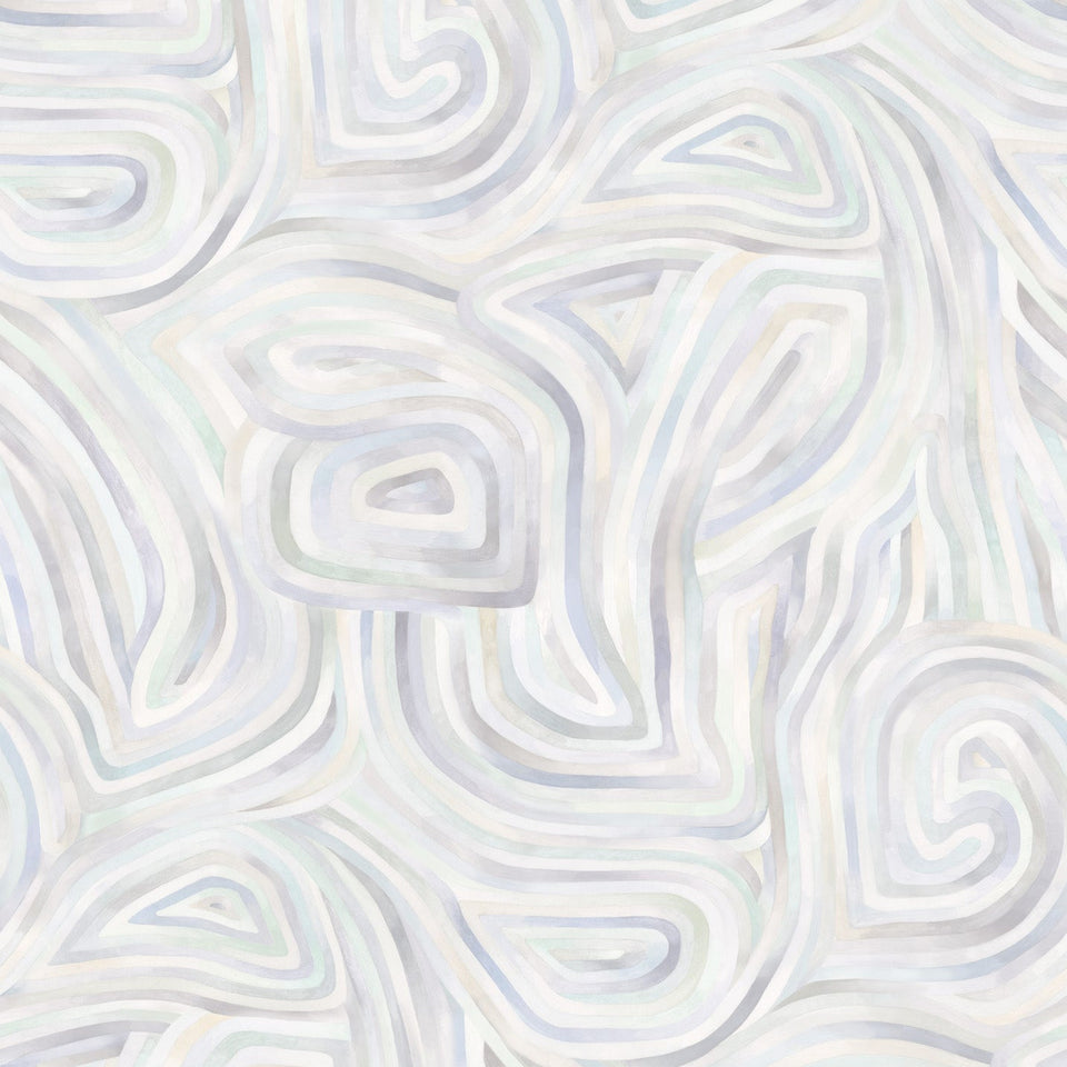 Kawakubo wallpaper by Cole & Son — Lavender & Soft Mint