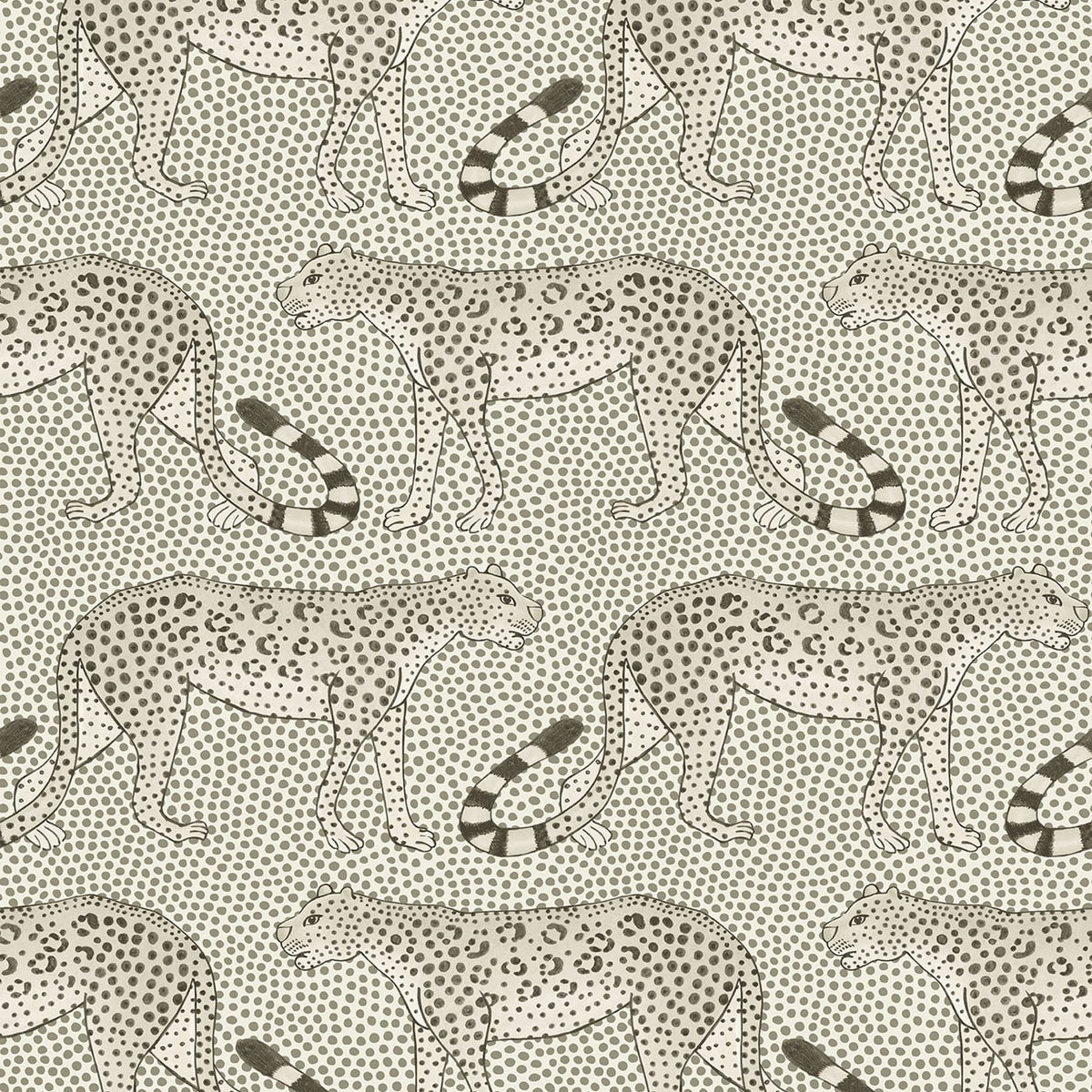 Leopard Walk wallpaper by Cole & Son — Soot on Snow