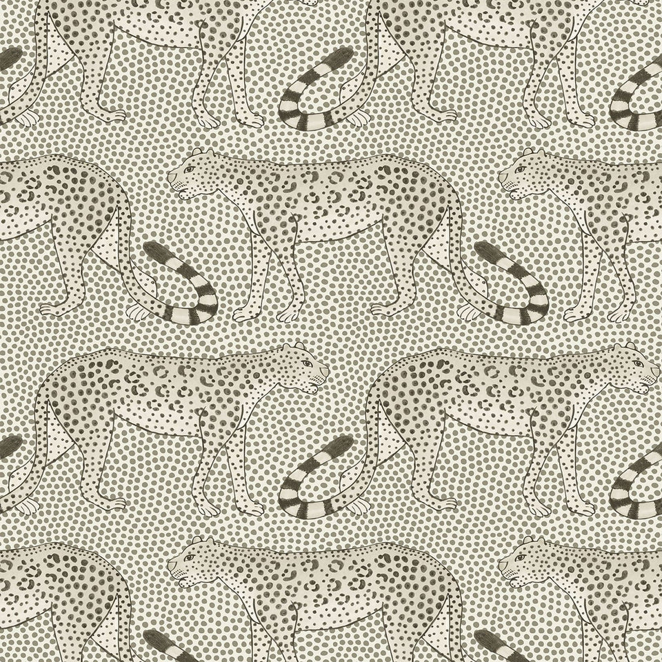 Leopard Walk wallpaper by Cole & Son — Soot on Snow