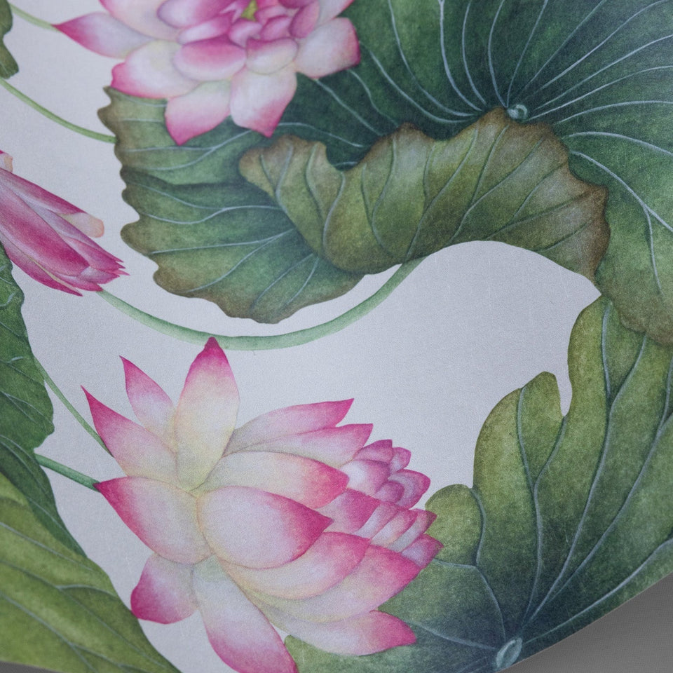 Lily Lotus wallpaper by Cole & Son — Pink & White