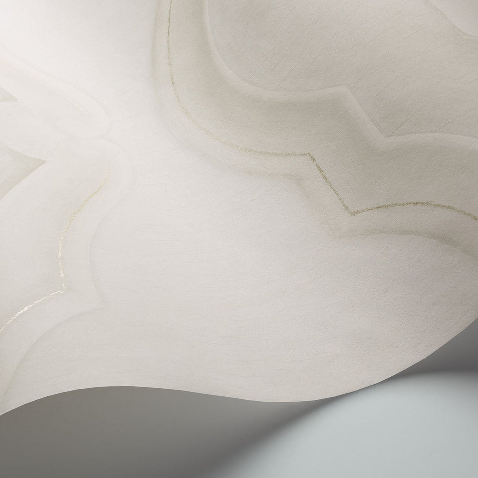 Louis wallpaper by Cole & Son in White, detail