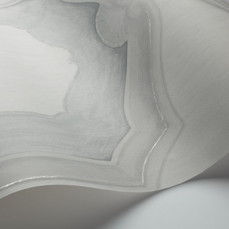 Louis wallpaper by Cole & Son in Grey, detail