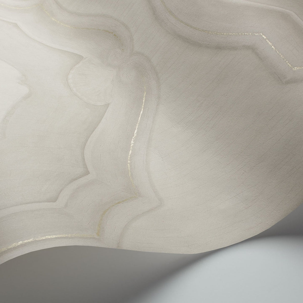 Louis wallpaper by Cole & Son in Taupe, detail