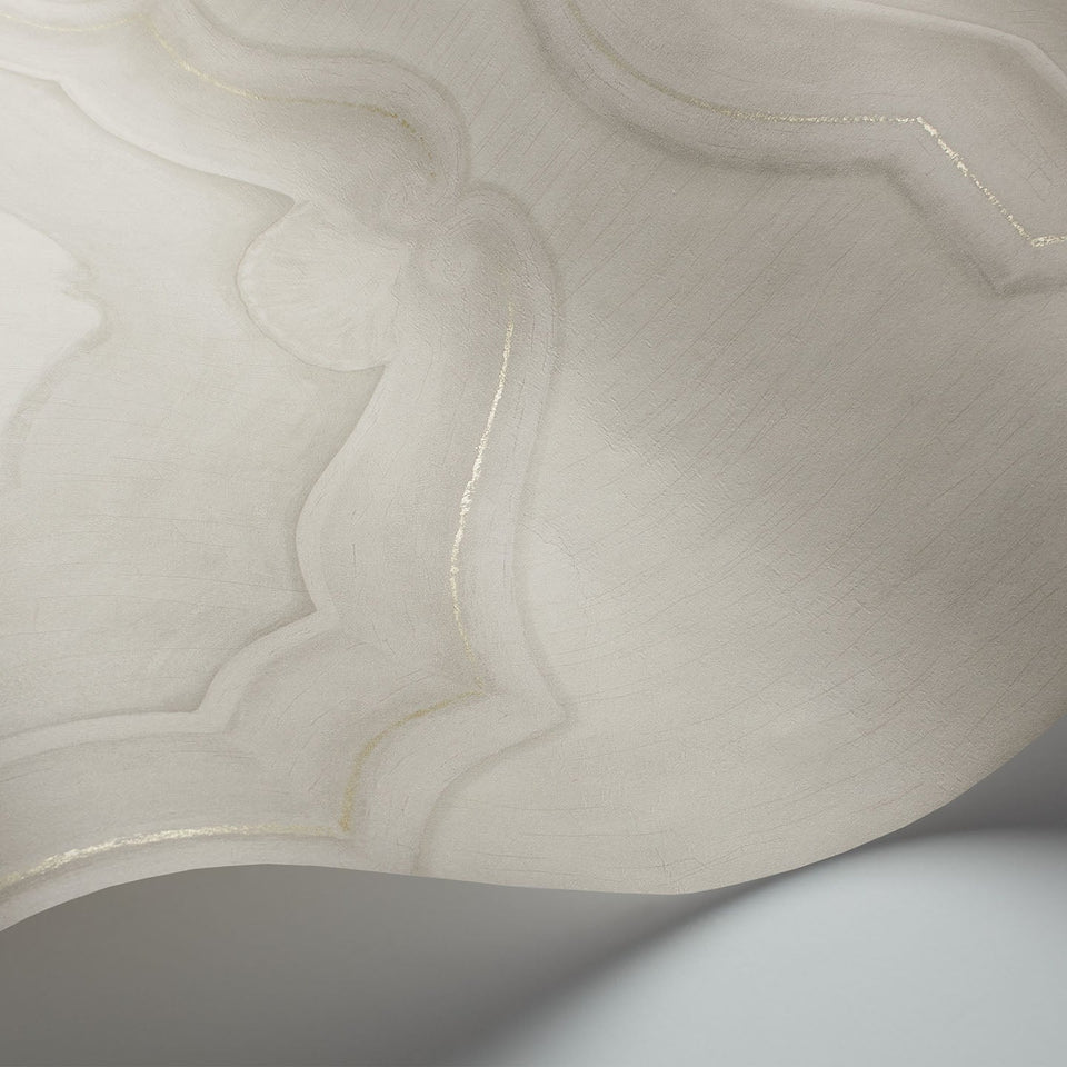 Louis wallpaper by Cole & Son in Taupe, detail