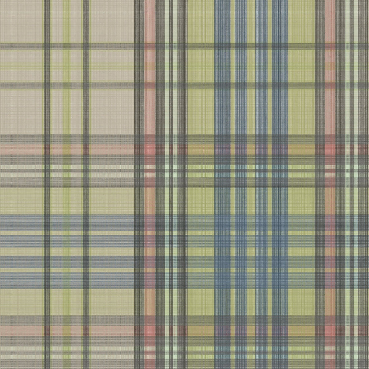 MacAndreas Tartan wallpaper by Cole & Son in Pistachio & Stone