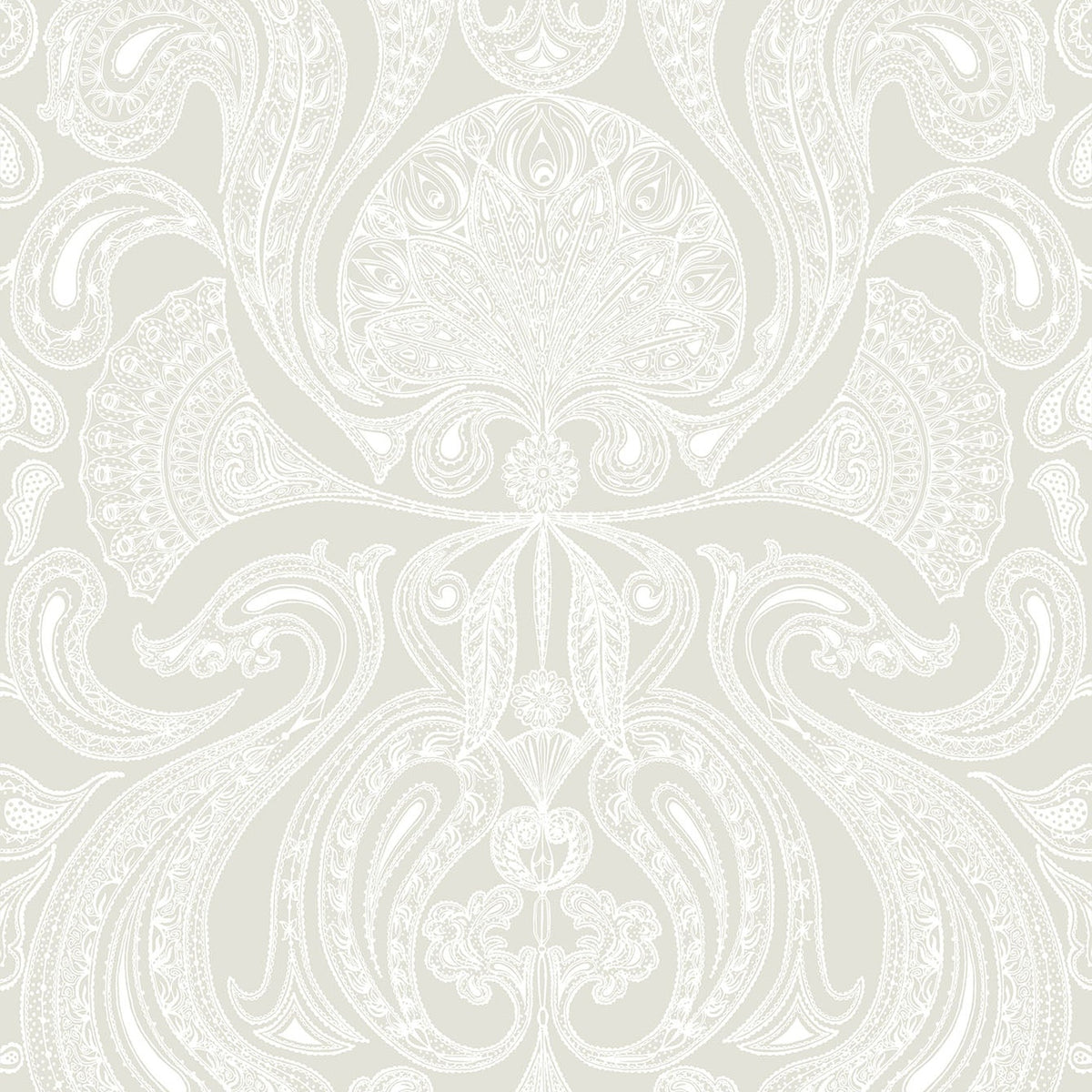 Malabar wallpaper by Cole & Son, White on Safari