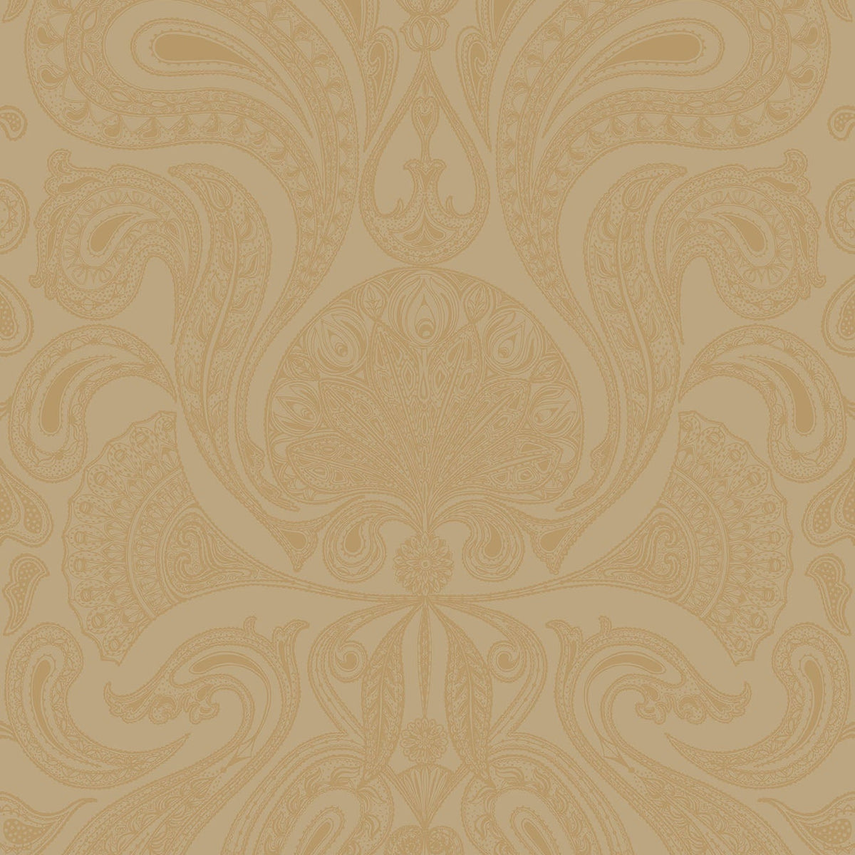 Malabar wallpaper by Cole & Son, Gold on Sand