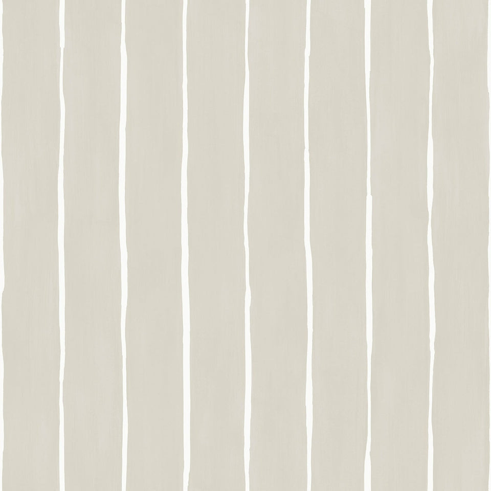 Marquee Stripe wallpaper by Cole & Son, Stone
