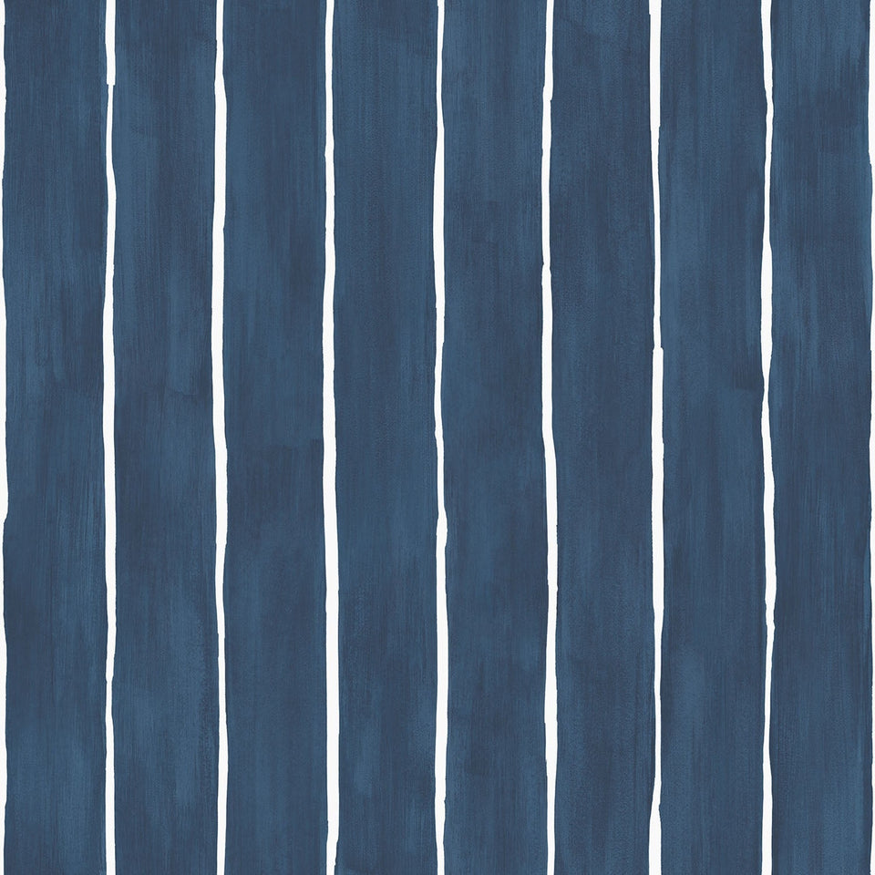 Marquee Stripe wallpaper by Cole & Son, Midnight