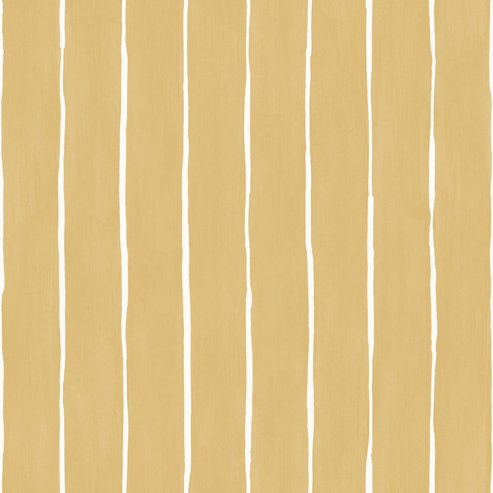 Marquee Stripe wallpaper by Cole & Son, Ochre