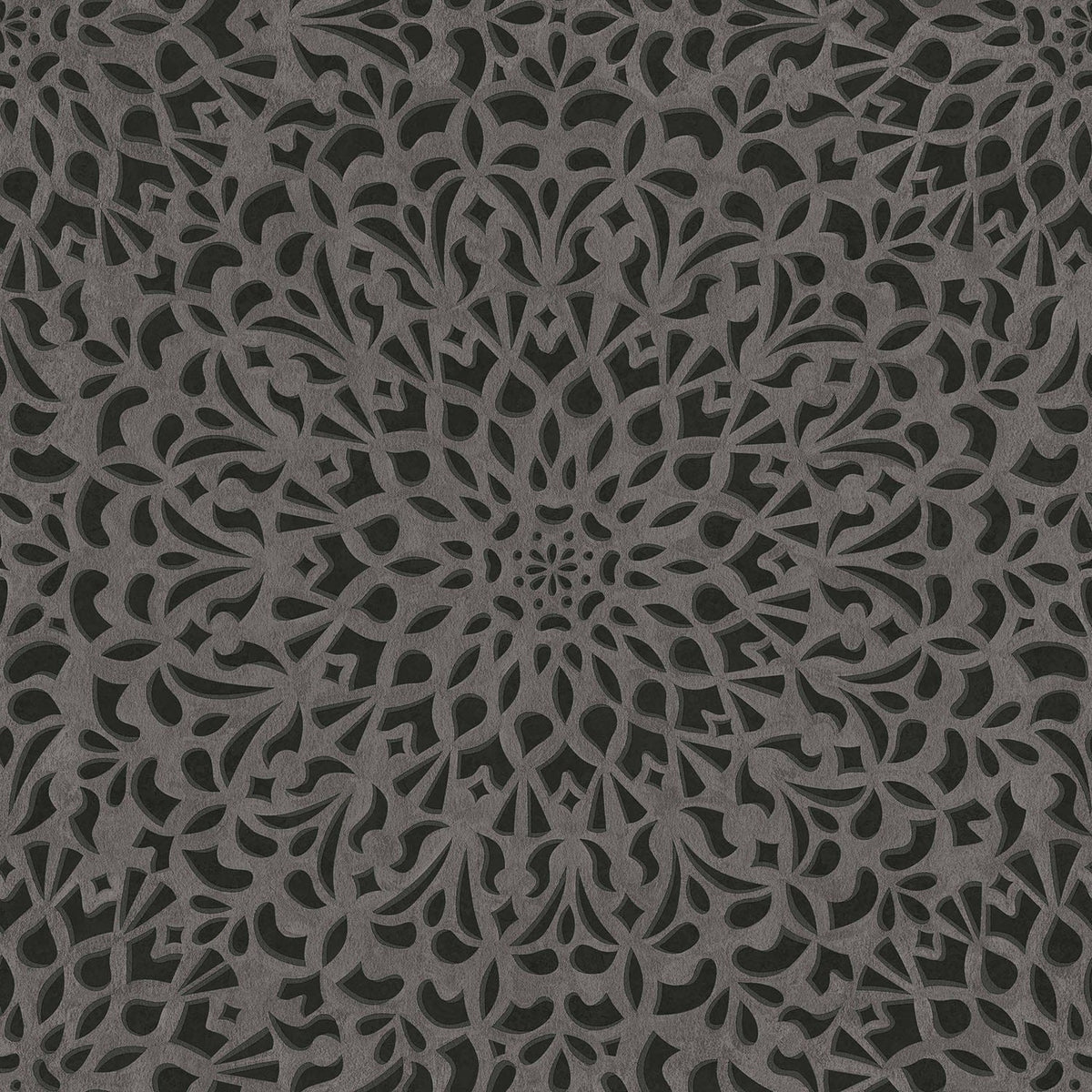Medina wallpaper by Cole & Son, Pewter & Charcoal
