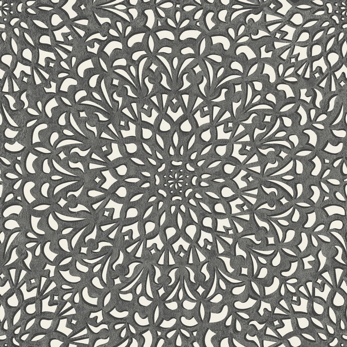Medina wallpaper by Cole & Son, Soot & Snow