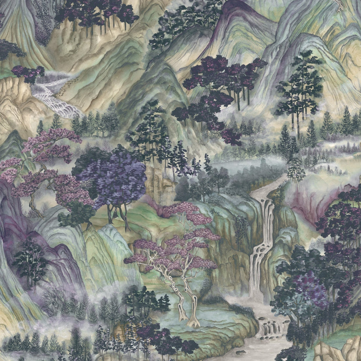 Cole & Son Mountainscape 126/11039 wallpaper pattern