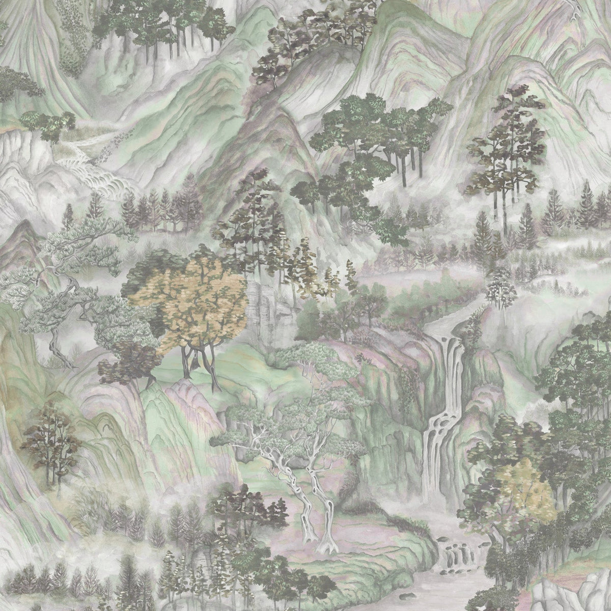 Cole & Son Mountainscape 126/11043 wallpaper pattern