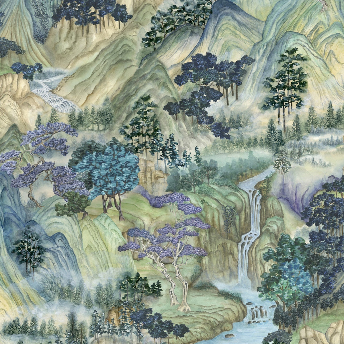 Cole & Son Mountainscape 126/11040 wallpaper pattern