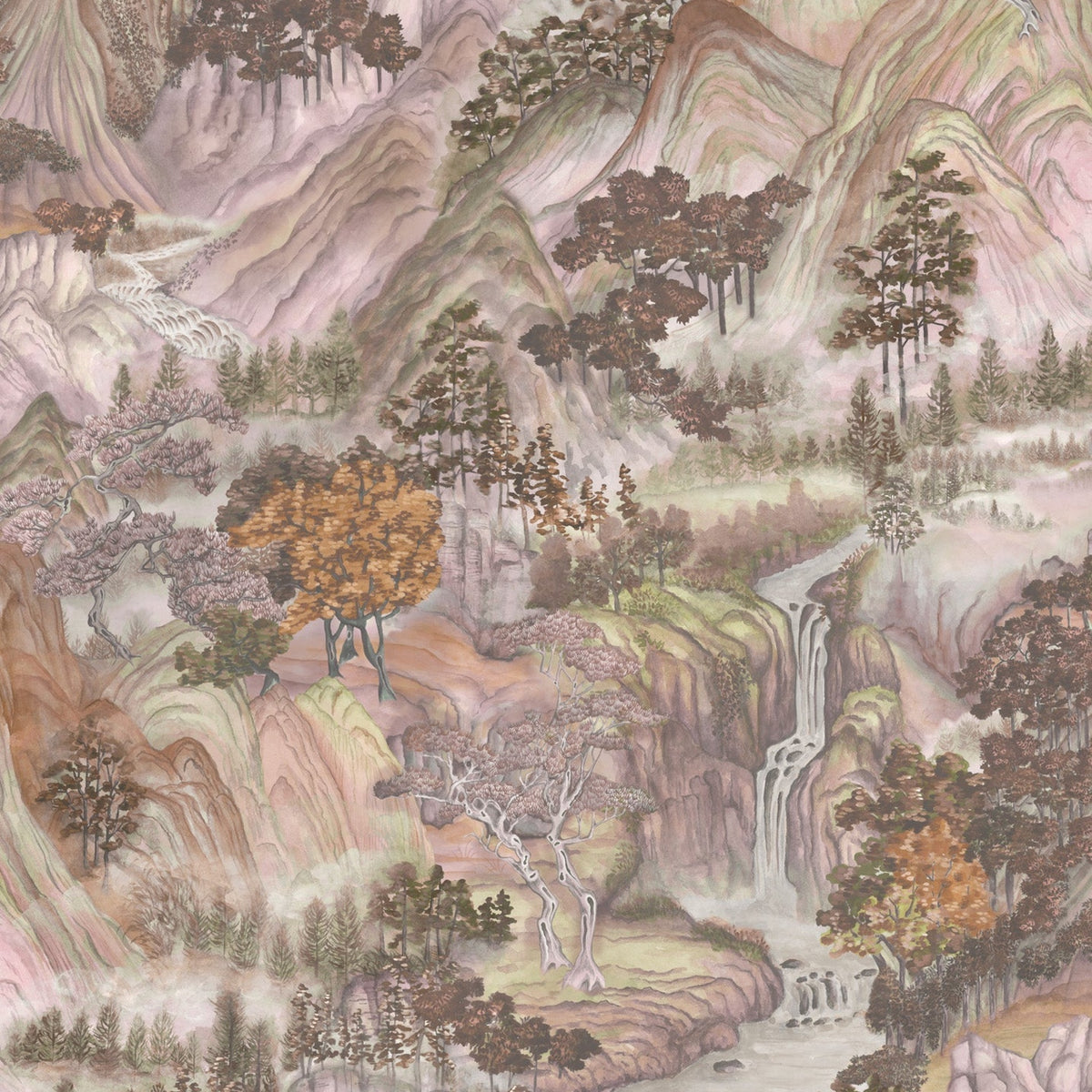 Cole & Son Mountainscape 126/11042 wallpaper pattern