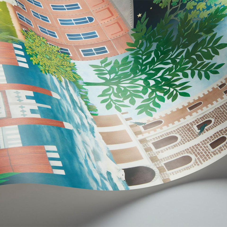 Cole & Son Palace Tales 118/1001 wallpaper curved detail