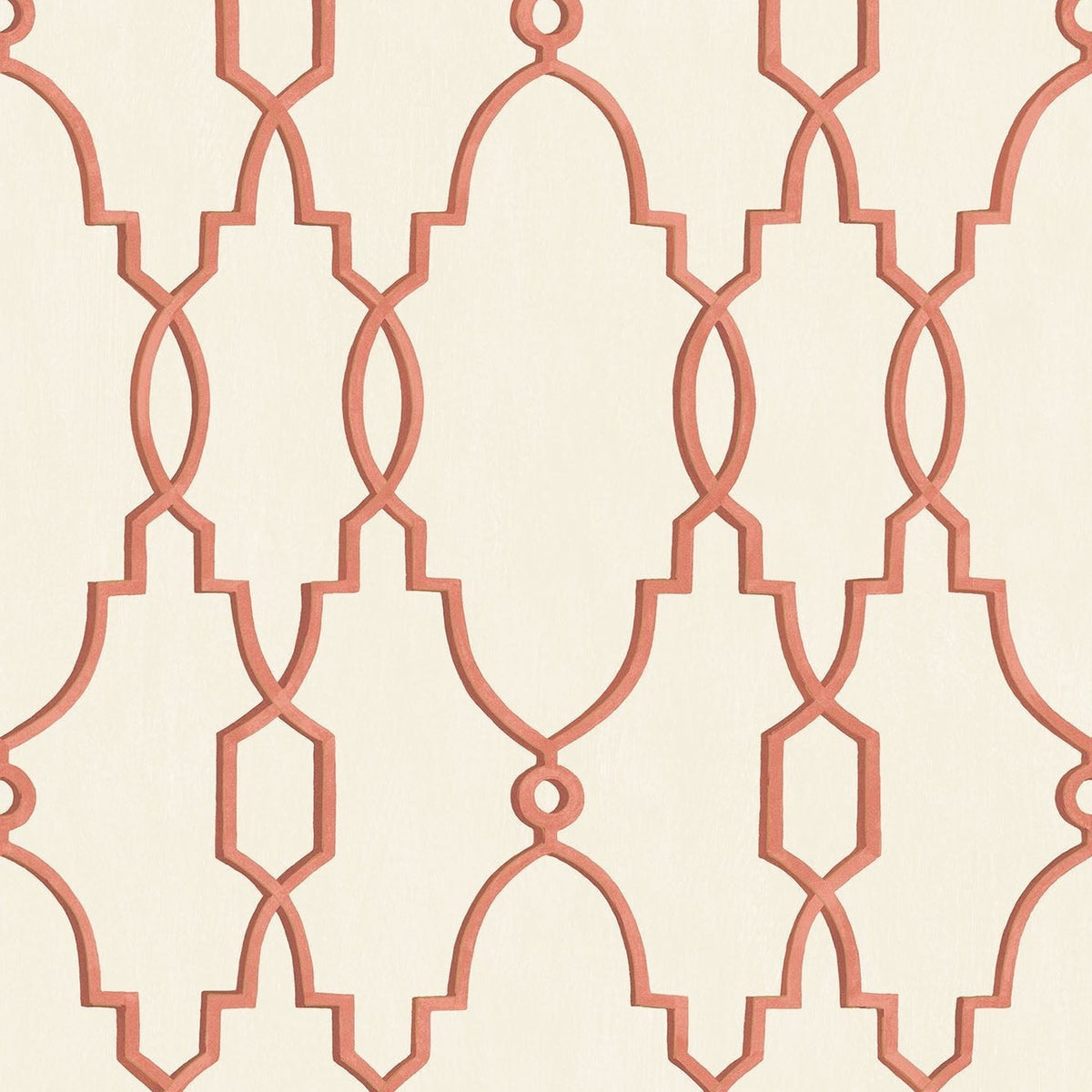 Cole & Son Parterre wallpaper — Rouge on White