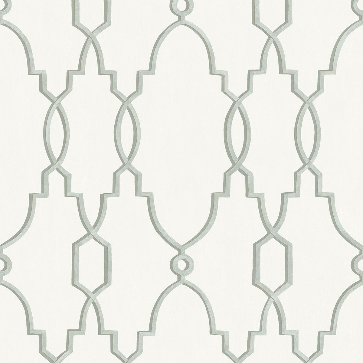 Cole & Son Parterre wallpaper — Print Room Blue on Chalk