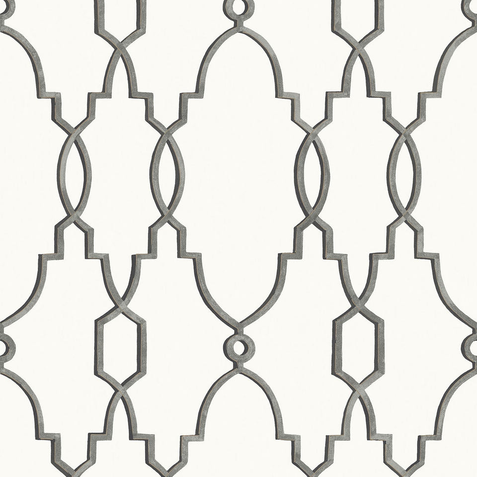 Cole & Son Parterre wallpaper — Soot on Snow