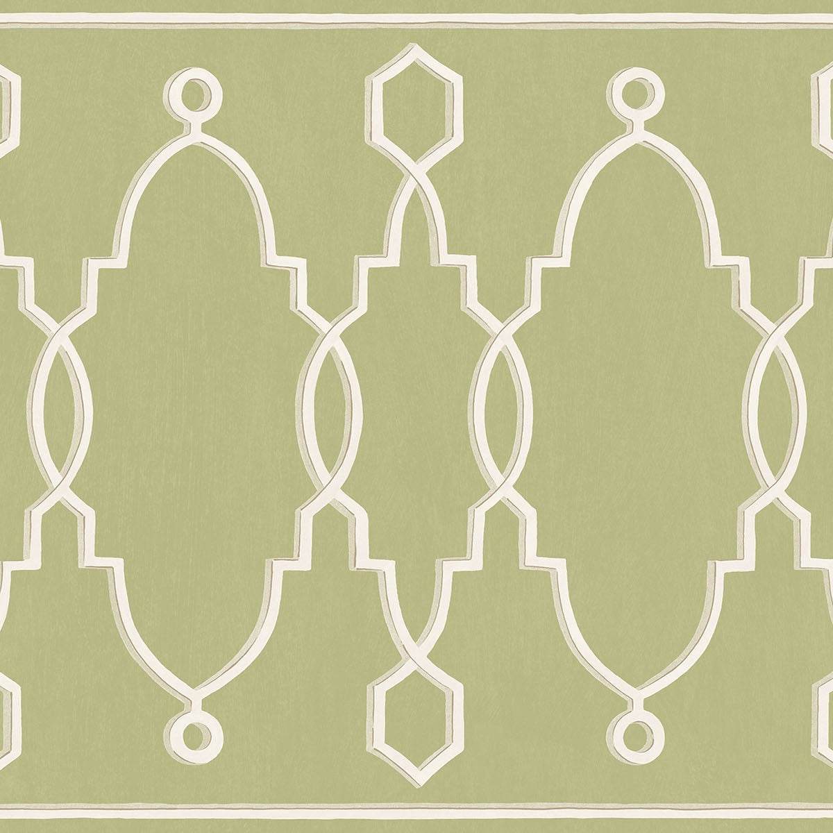 Cole & Son Parterre Border — Olive Green