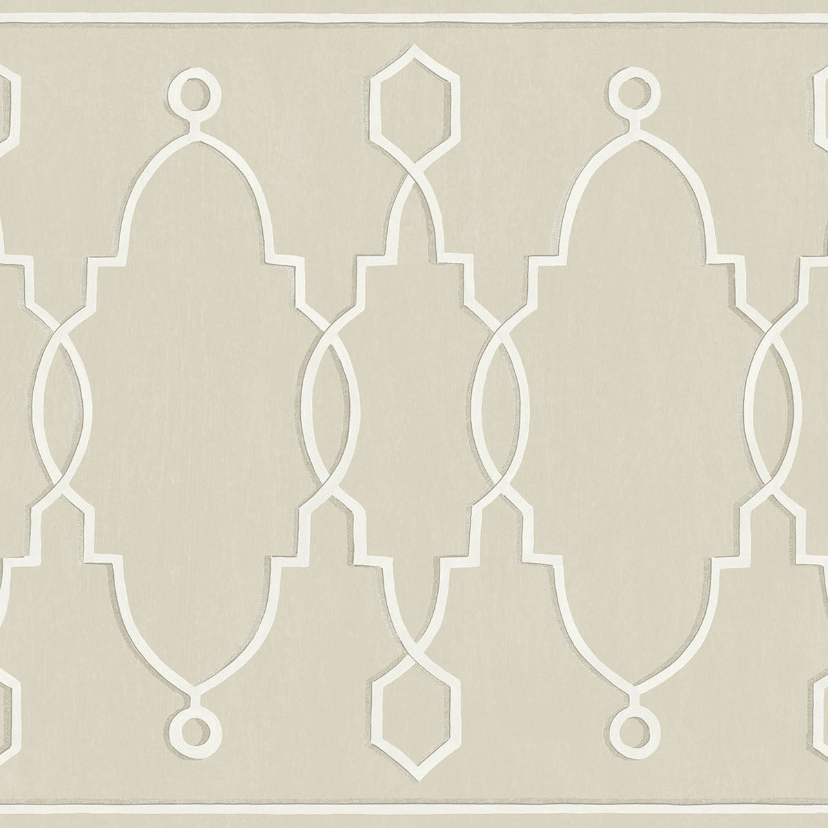 Cole & Son Parterre Border — Stone