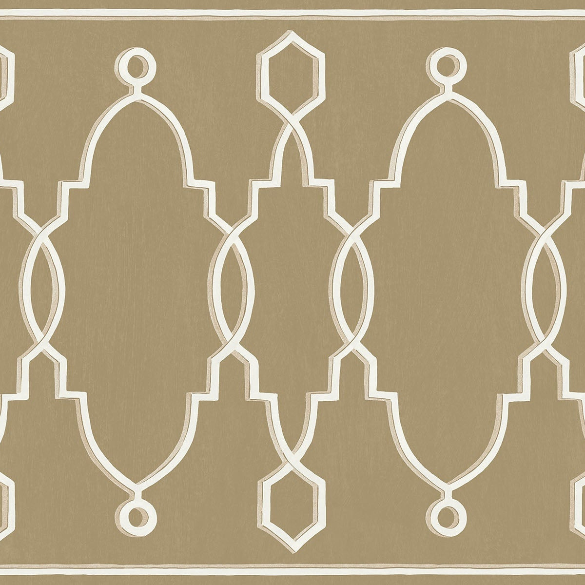 Cole & Son Parterre Border — Metallic Antique Gold