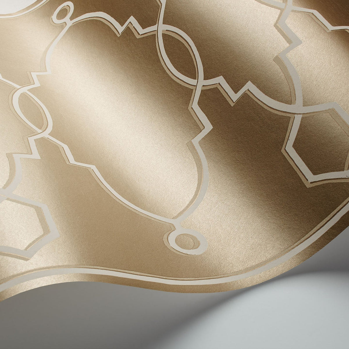 Cole & Son Parterre Border — Metallic Antique Gold detail