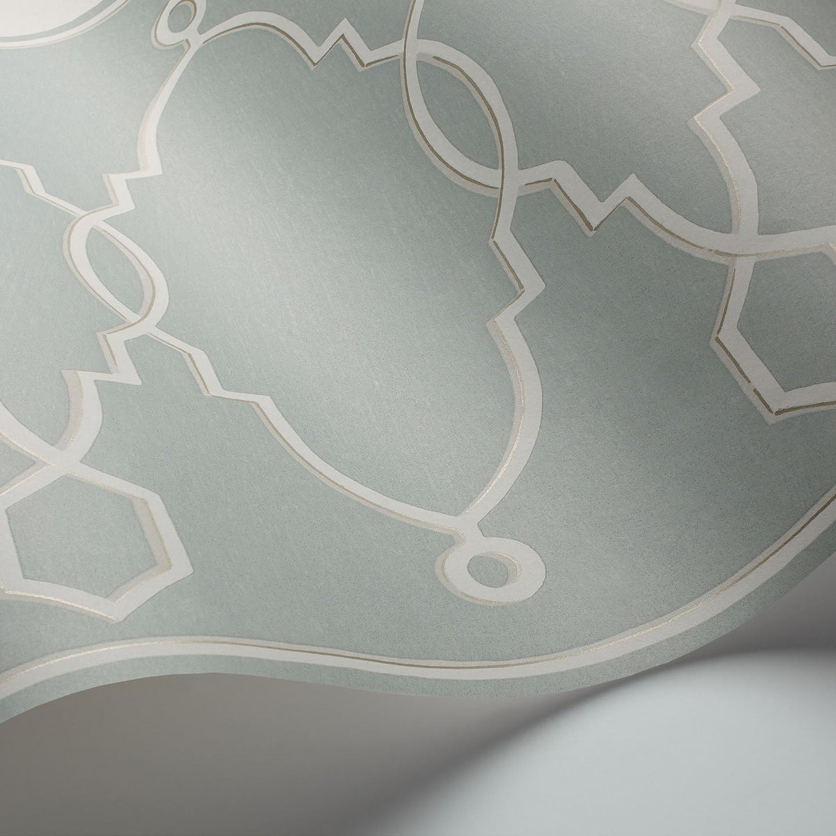 Cole & Son Parterre Border — Print Room Blue detail