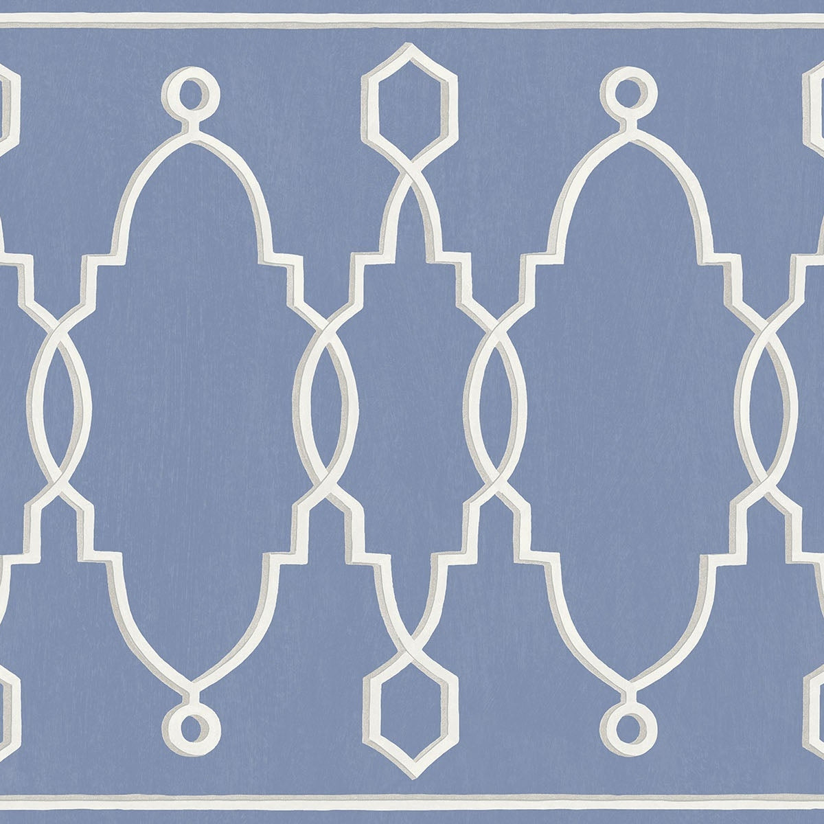 Cole & Son Parterre Border — Hyacinth Blue