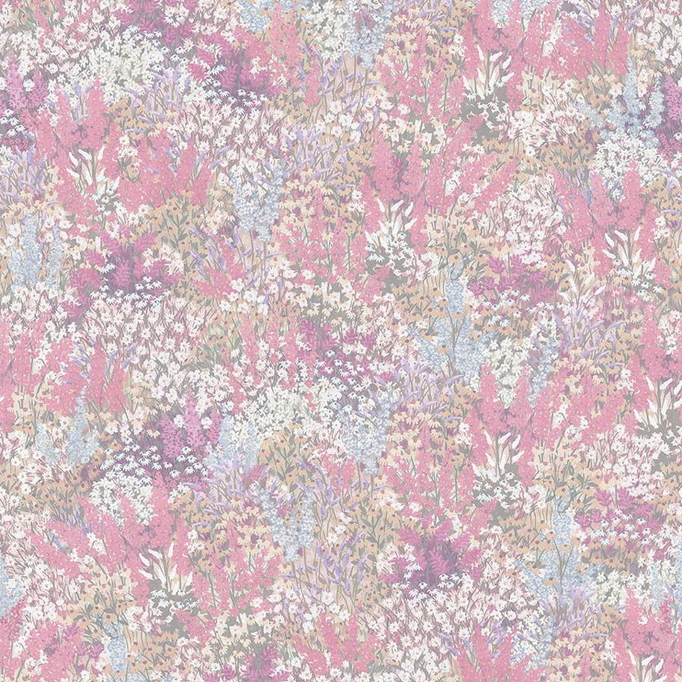 Cole & Son Petite Fleur wallpaper — Cerise & Eau de Nil