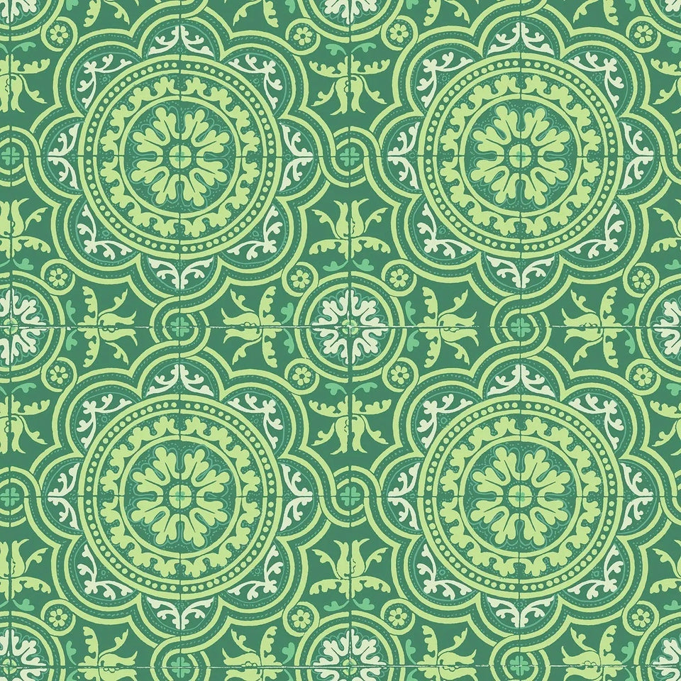 Cole & Son Piccadilly wallpaper — Leaf Green & Mint on Forest