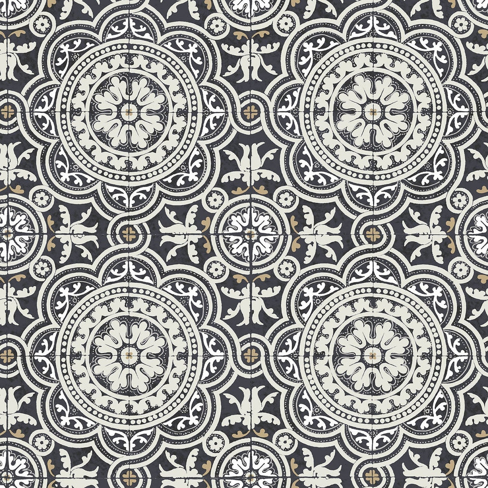 Cole & Son Piccadilly wallpaper — Grey & Black