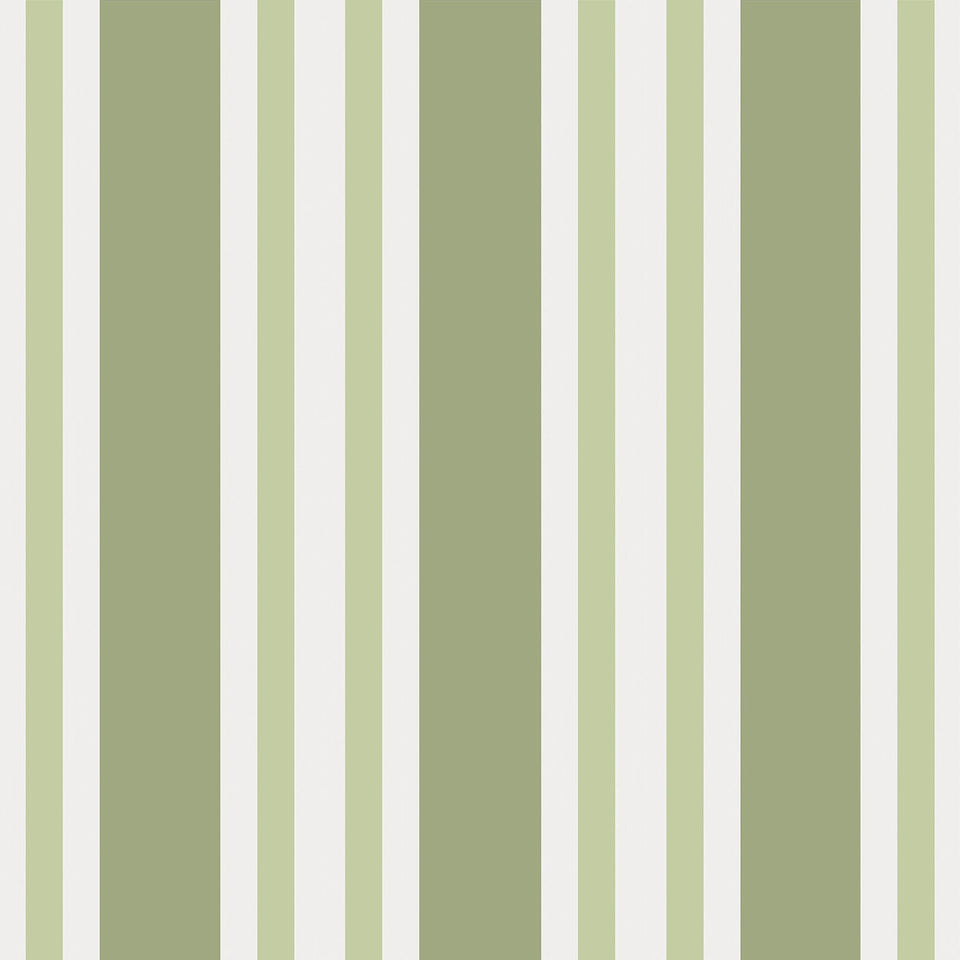 Cole & Son Polo Stripe wallpaper — Olive Green