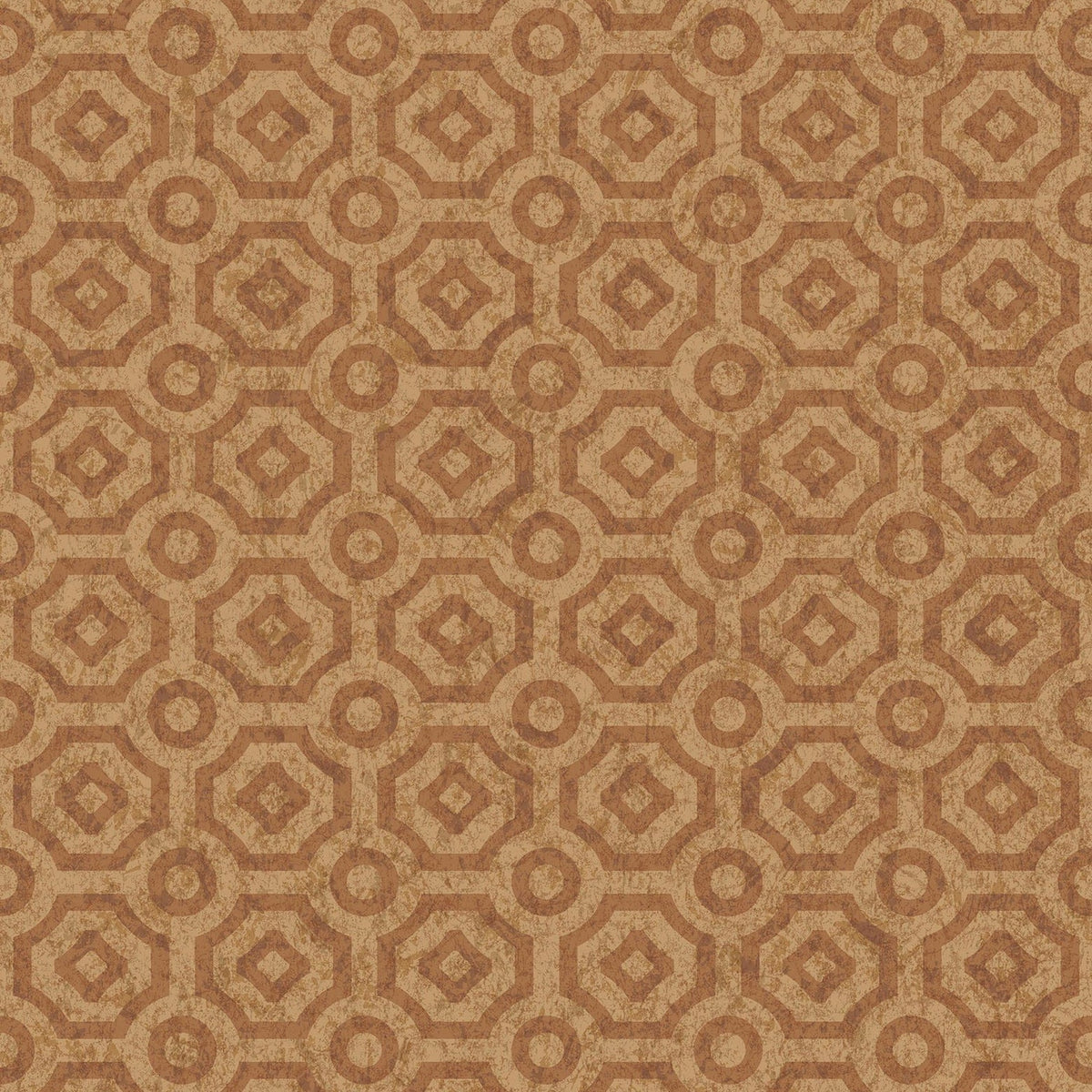 Queen’s Quarter wallpaper in Metallic Copper by Cole & Son — design detail