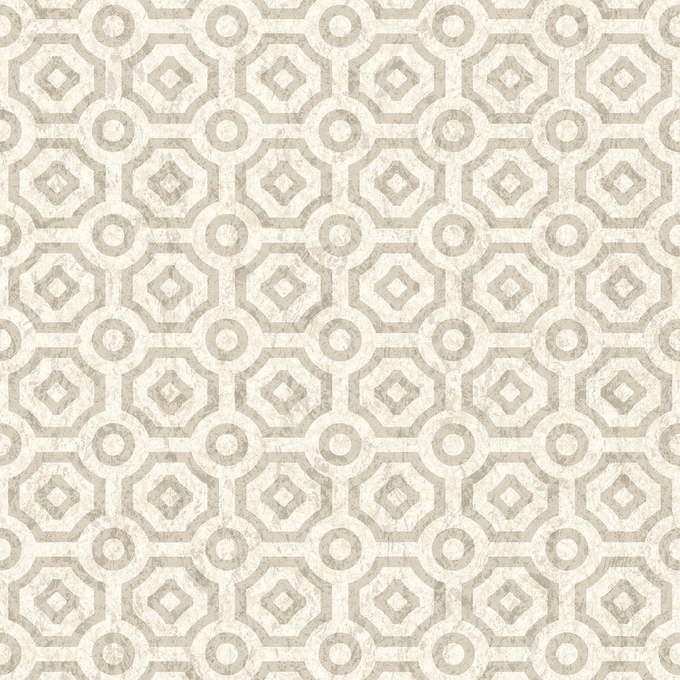 Queen’s Quarter wallpaper in Mica on Parchment by Cole & Son — design detail