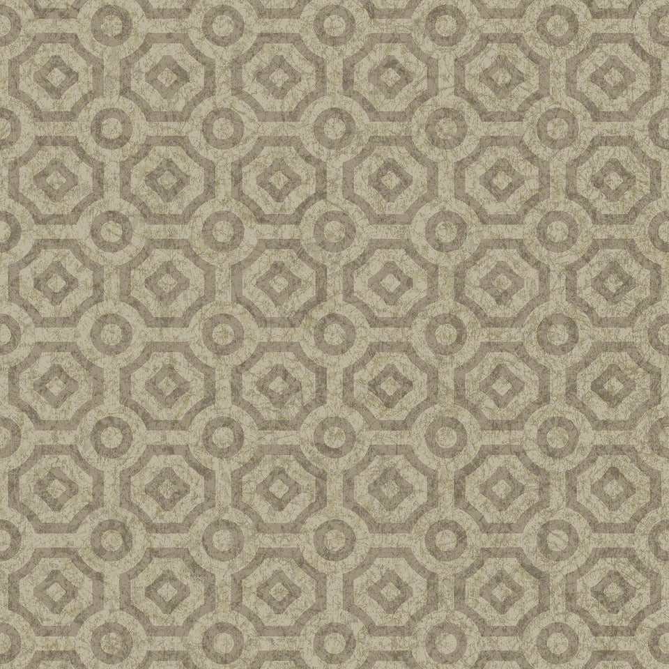 Queen’s Quarter wallpaper in Metallic Gilver by Cole & Son — design detail