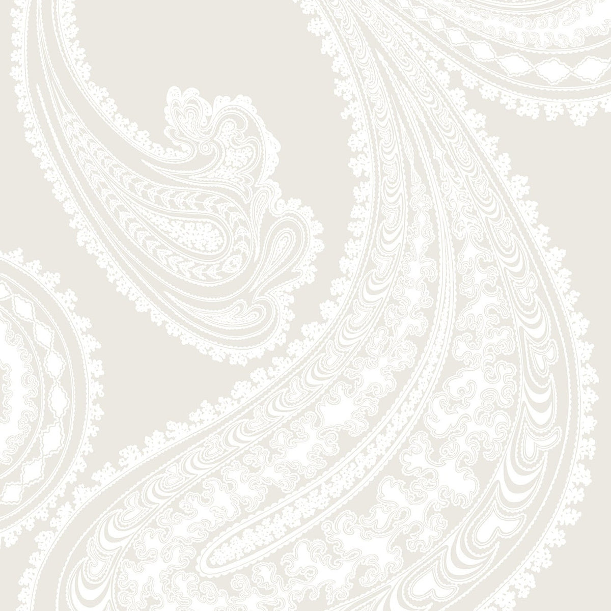 Rajapur wallpaper in Chalk on Parchment by Cole & Son — design detail