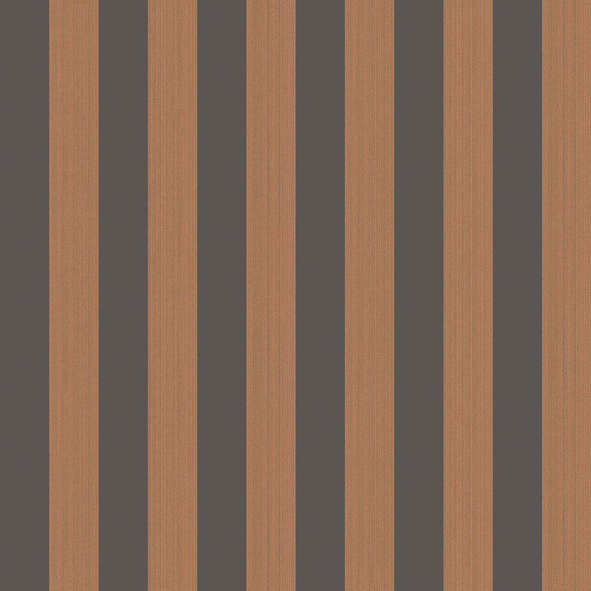 Regatta Stripe wallpaper in Spice & Black by Cole & Son — design detail