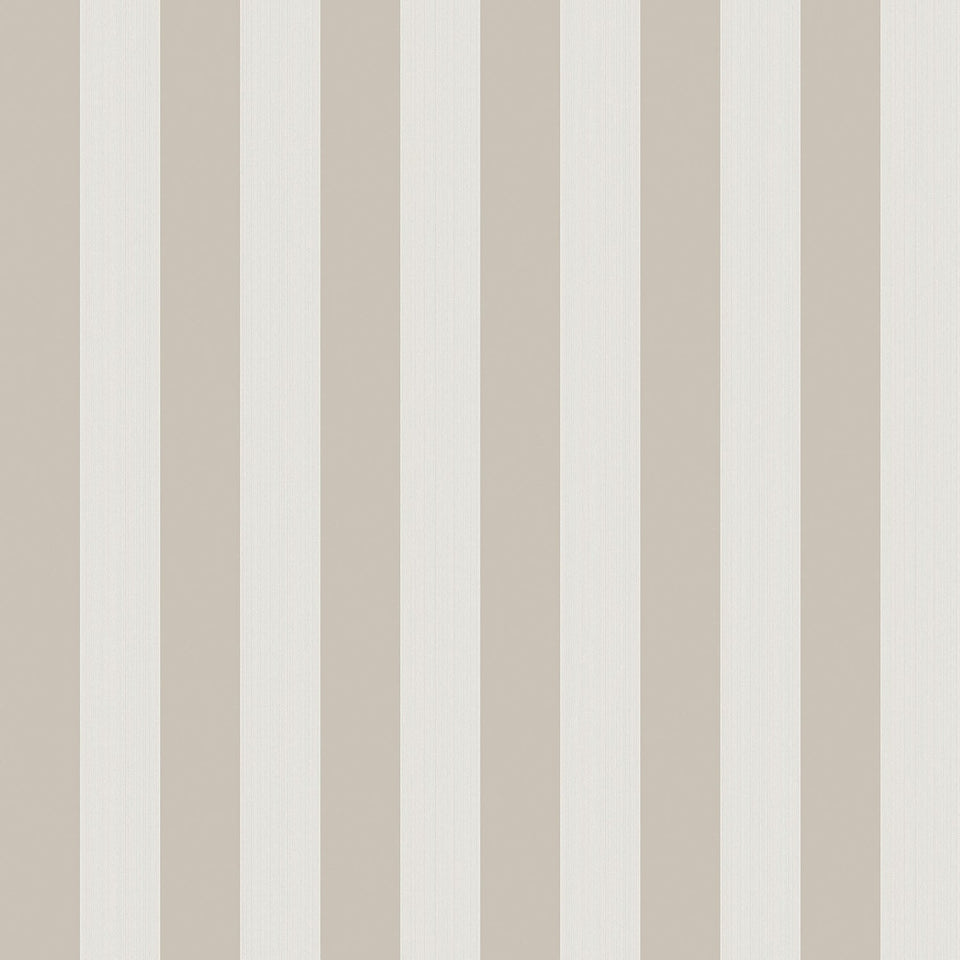 Regatta Stripe wallpaper in Stone & Parchment by Cole & Son — design detail