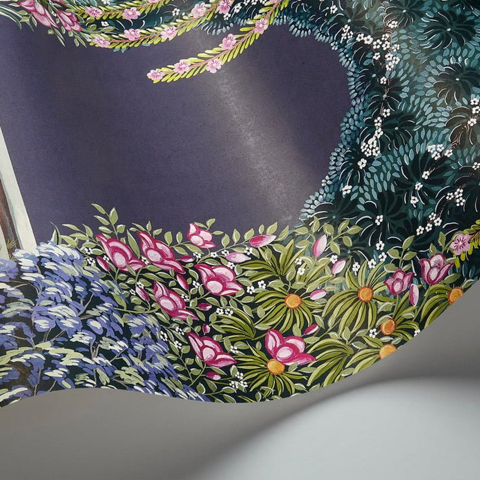 Reverie panorama in Tanzanite by Cole & Son — design detail crop
