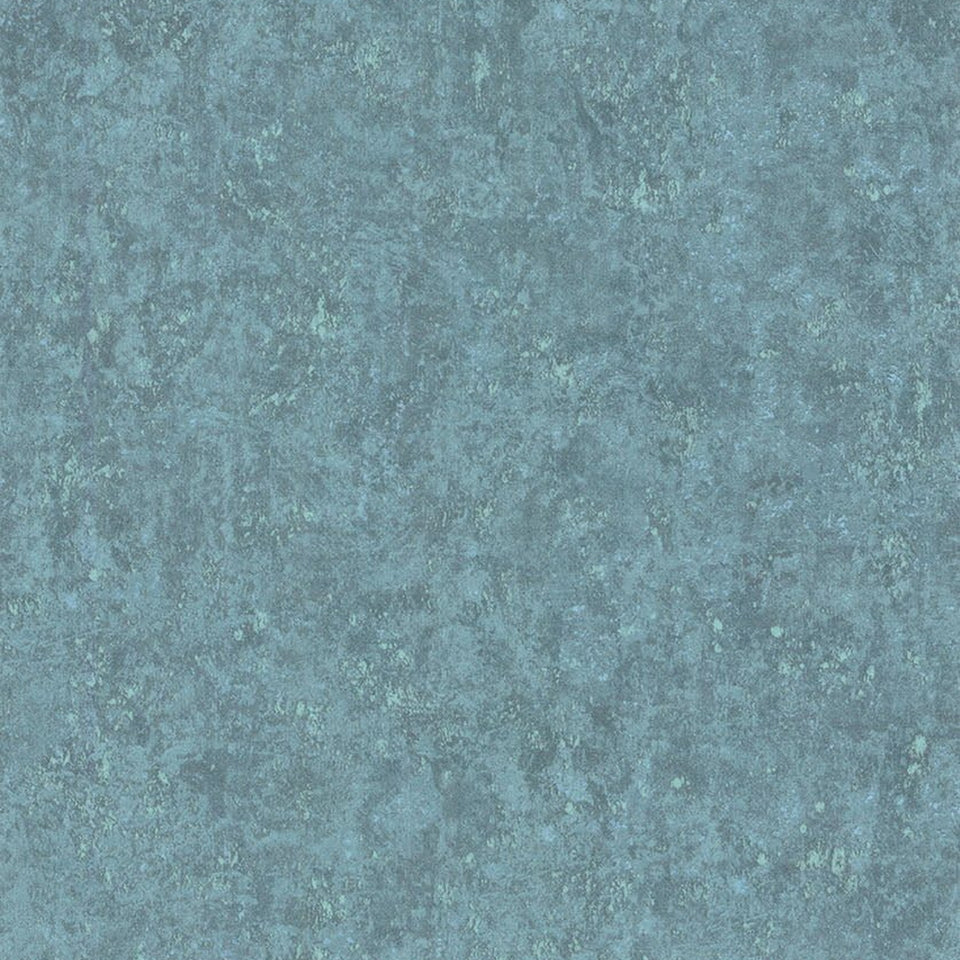 Salvage wallpaper by Cole & Son in Metallic Petrol, design detail
