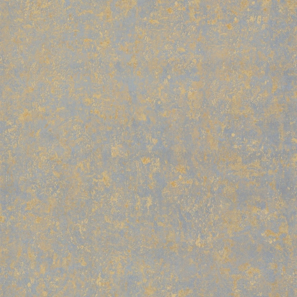 Salvage wallpaper by Cole & Son in Ochre & Metallic Silver, design detail