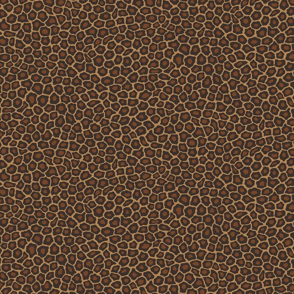 Senzo Spot by Cole & Son in Charcoal & Ginger, pattern