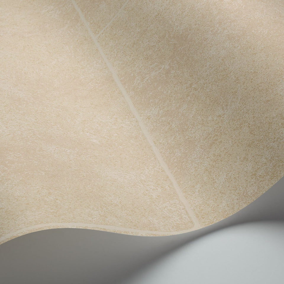 Stone Block wallpaper by Cole & Son in Oat, surface detail