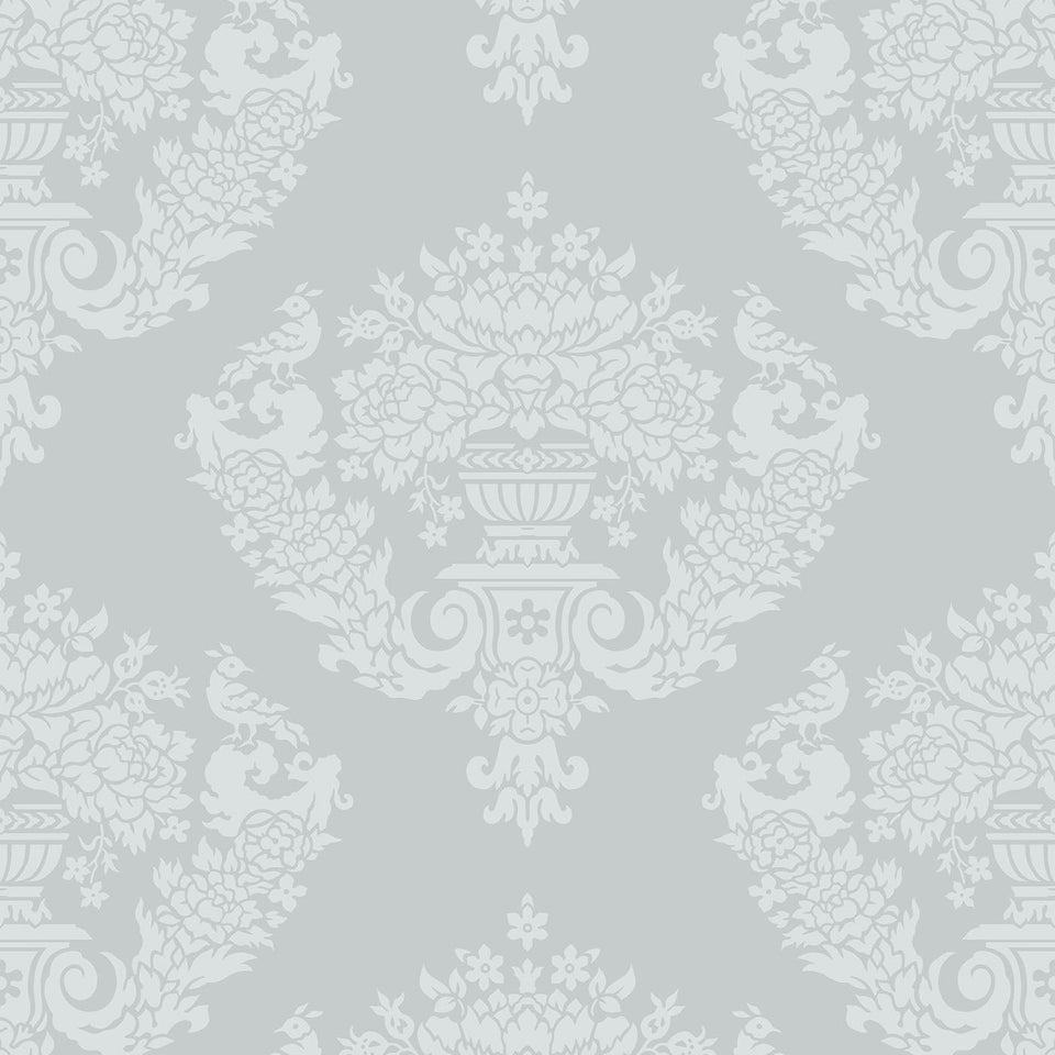 Sudbury wallpaper by Cole & Son in Print Room Blue, pattern